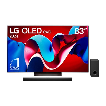 Colores vibrantes, negros absolutos: OLED Evo C4 83