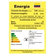 Características energéticas de aire acondicionado 18000 BTU