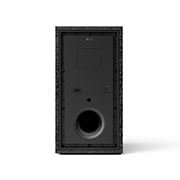 Vista trasera del subwoofer