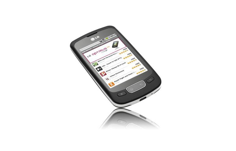 LG Dispositivo celular con plataforma Android 2.2, pantalla táctil de 3.2 pulgadas, LGP500