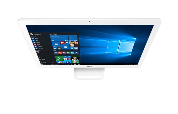 LG Windows 10 Home, All-In-One Pantalla de 21,5" Full HD Libre de ruidos 22V240, 22V240