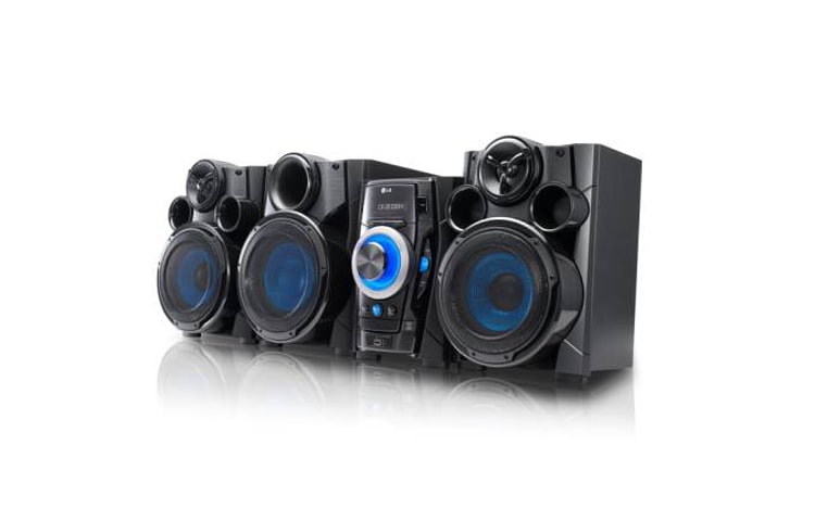 LG Nuevo Mini Componente LG con 370w de Potencia Real (RMS) -Puerto USB - Auto DJ- Ecualizador Latino,, RAT376B