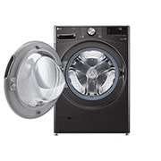 LG Lavadora carga Frontal 2en 1-22 Kg/48 lbs-AIDD-Negro acero-WD22BV2S6BR, WD22BV2S6BR