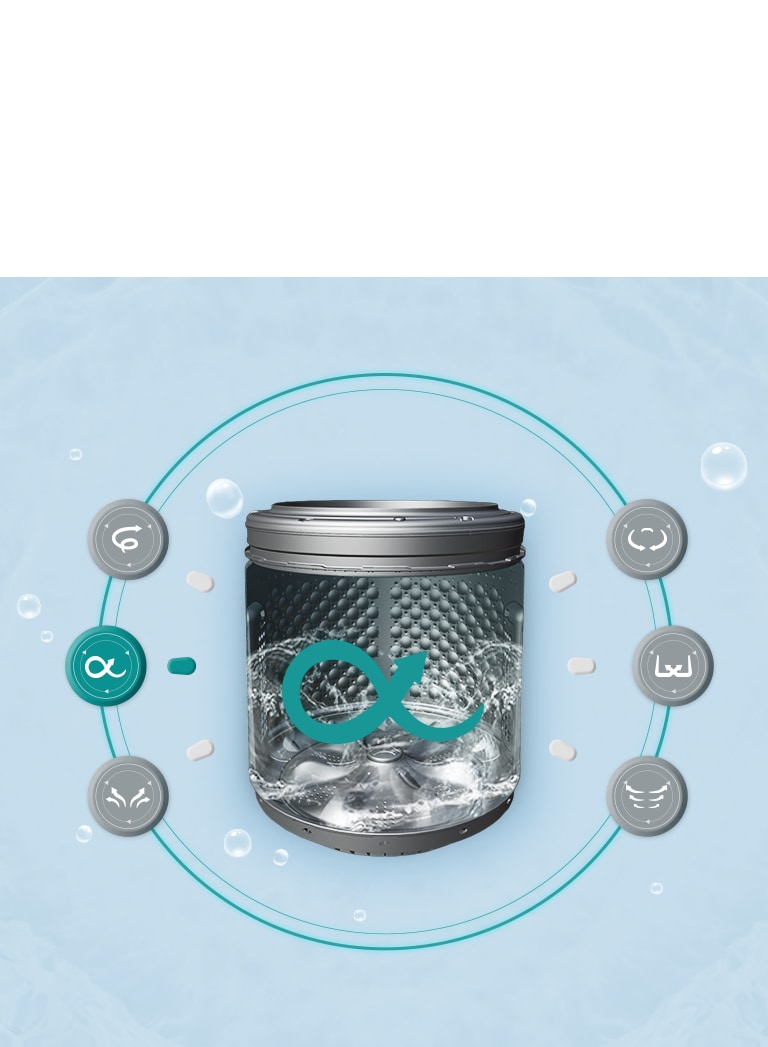 Movimiento de oscilación: Oscilación suave para manejar telas delicadas y reducir algún posible daño.