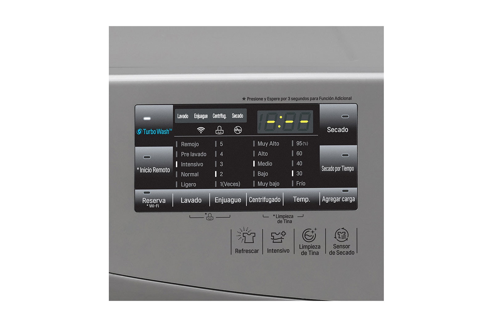 LG Lavadora/Secadora Carga Frontal 15kg de lavado y 8 Kg de Secado, 6MotionDD color Tipo Acero Inox., WD15EGS6