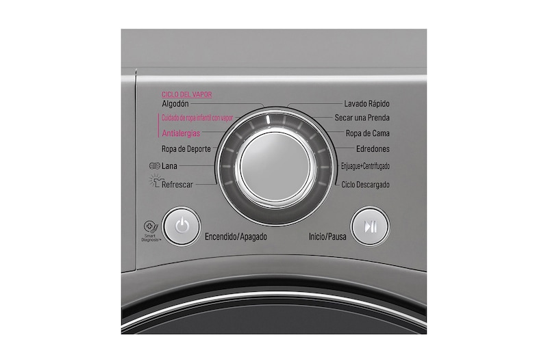 LG Lavadora/Secadora Carga Frontal 15kg de lavado y 8 Kg de Secado, 6MotionDD color Tipo Acero Inox., WD15EGS6