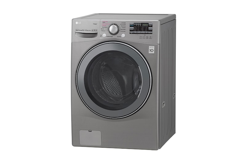 LG Lavadora/Secadora Carga Frontal 15kg de lavado y 8 Kg de Secado, 6MotionDD color Tipo Acero Inox., WD15EGS6