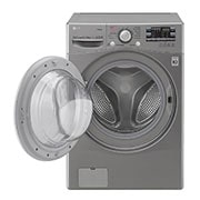 LG Lavadora/Secadora Carga Frontal 15kg de lavado y 8 Kg de Secado, 6MotionDD color Tipo Acero Inox., WD15EGS6