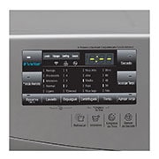 LG Lavadora/Secadora Carga Frontal 15kg de lavado y 8 Kg de Secado, 6MotionDD color Tipo Acero Inox., WD15EGS6