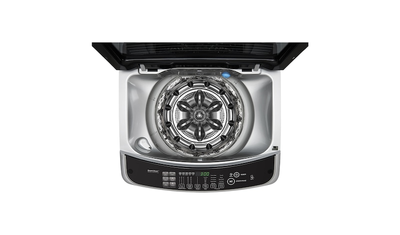 LG Lavadora LG 6Motion DD, Carga Superior, 37lbs/17kg, COLOR TIPO ACERO INOX, WFS1739EKD.ASSECOL