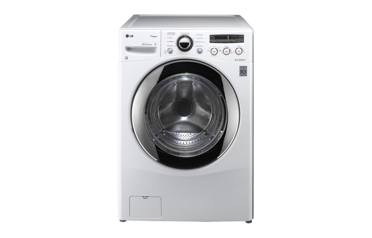 LG Pareja Lavadora 16kg/35Lbs 6Motion, Inverter Direct Drive, Smart Diagnosis, 9 programas de lavado, 8 opciones, Funcion Vapor, Color Blanco (Next III), WM2650HWA