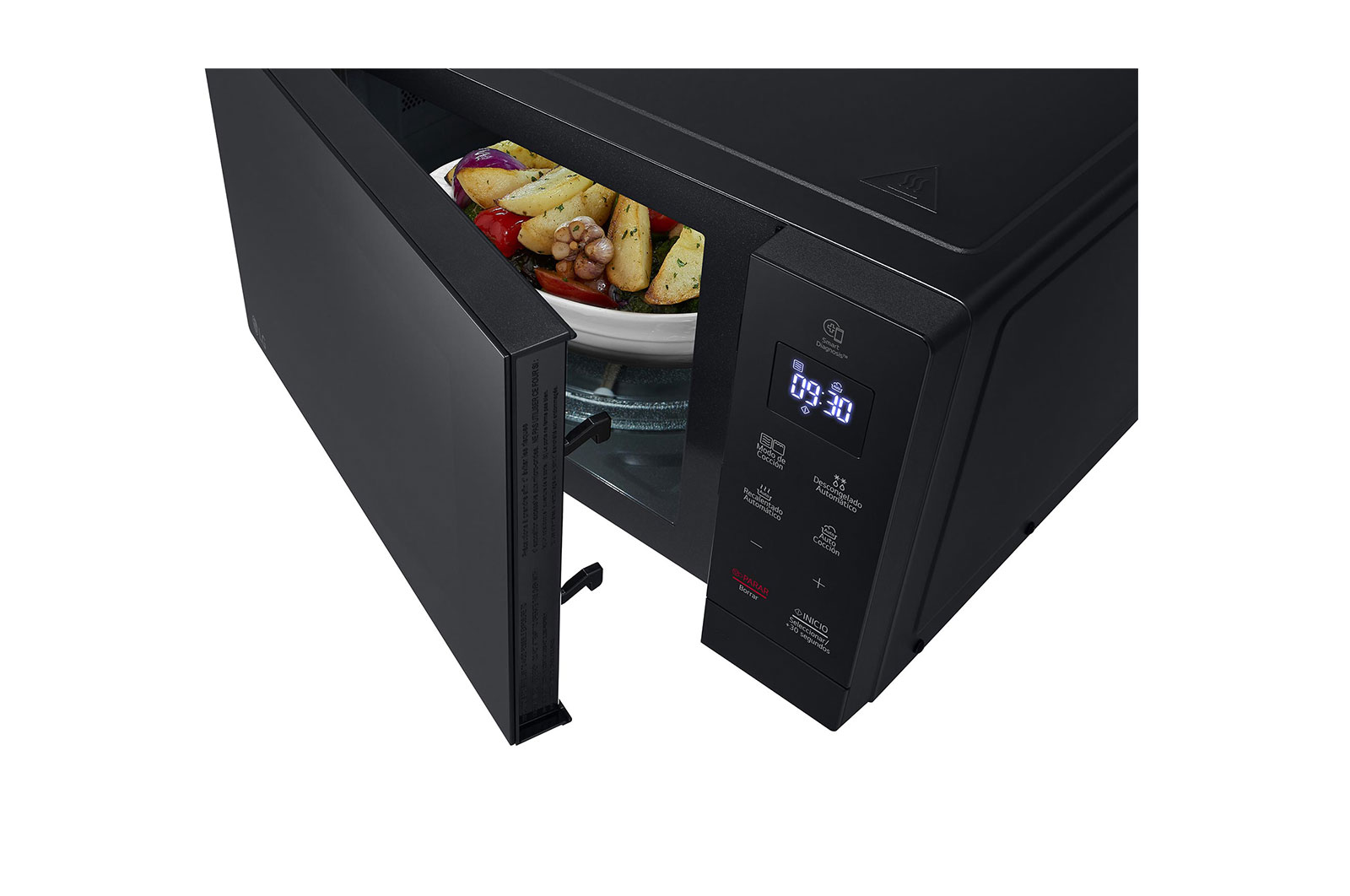 LG Microondas LG 30lt Grill Easy Clean Negro, MH7032JAS