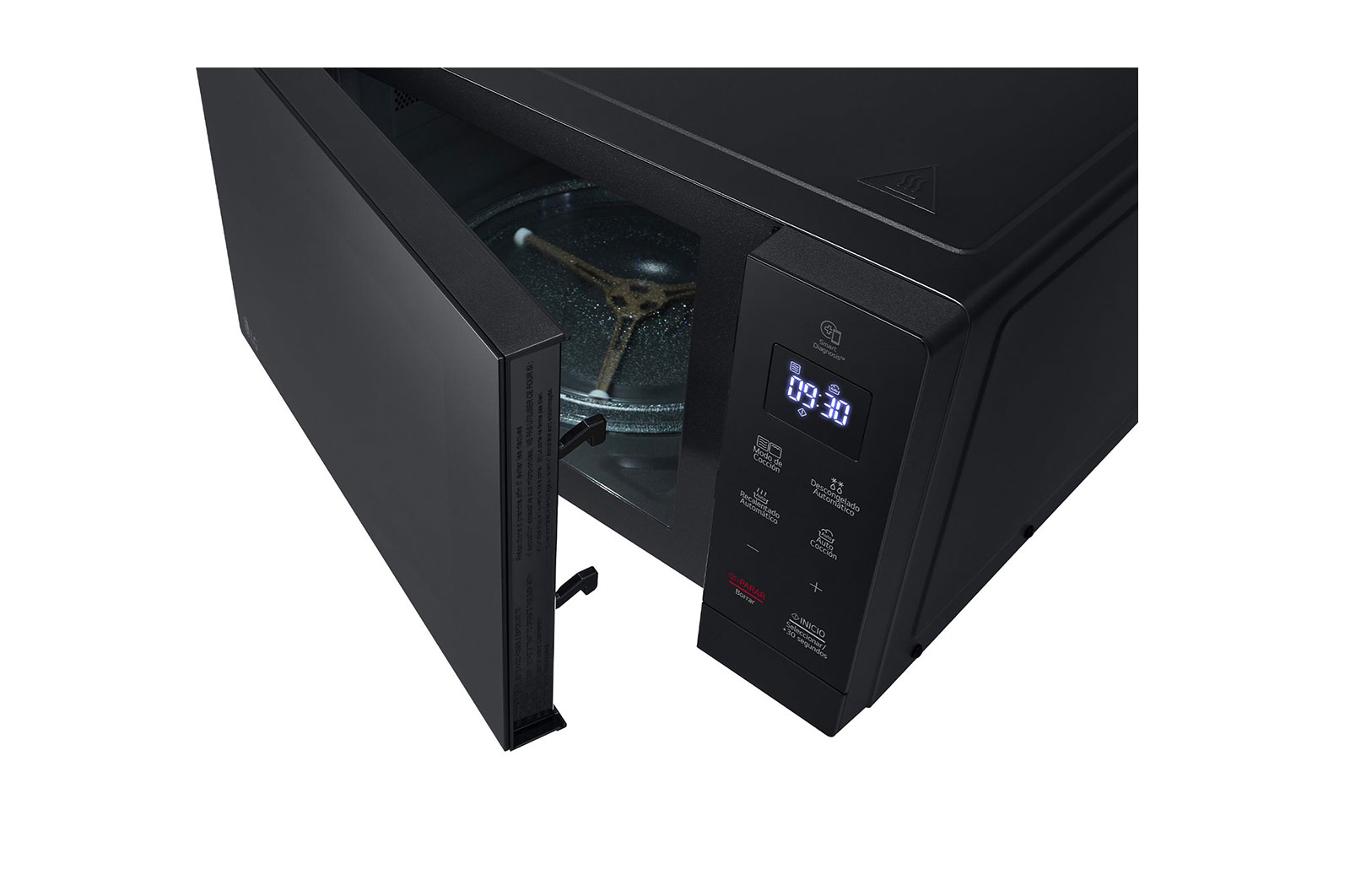 LG Microondas LG 30lt Grill Easy Clean Negro, MH7032JAS