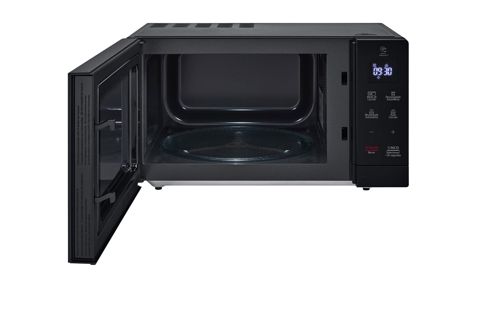 LG Microondas LG 30lt Grill Easy Clean Negro, MH7032JAS