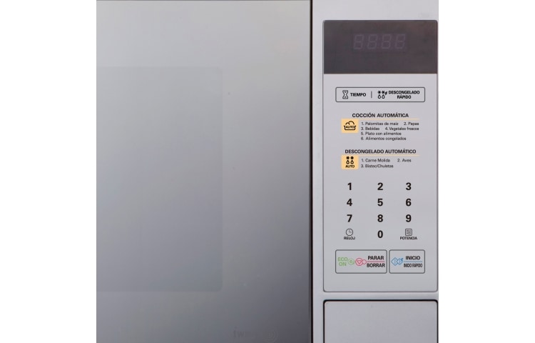 LG Horno Microondas 0.8 pies cúbicos, 700W color Silver, MS0843DAR