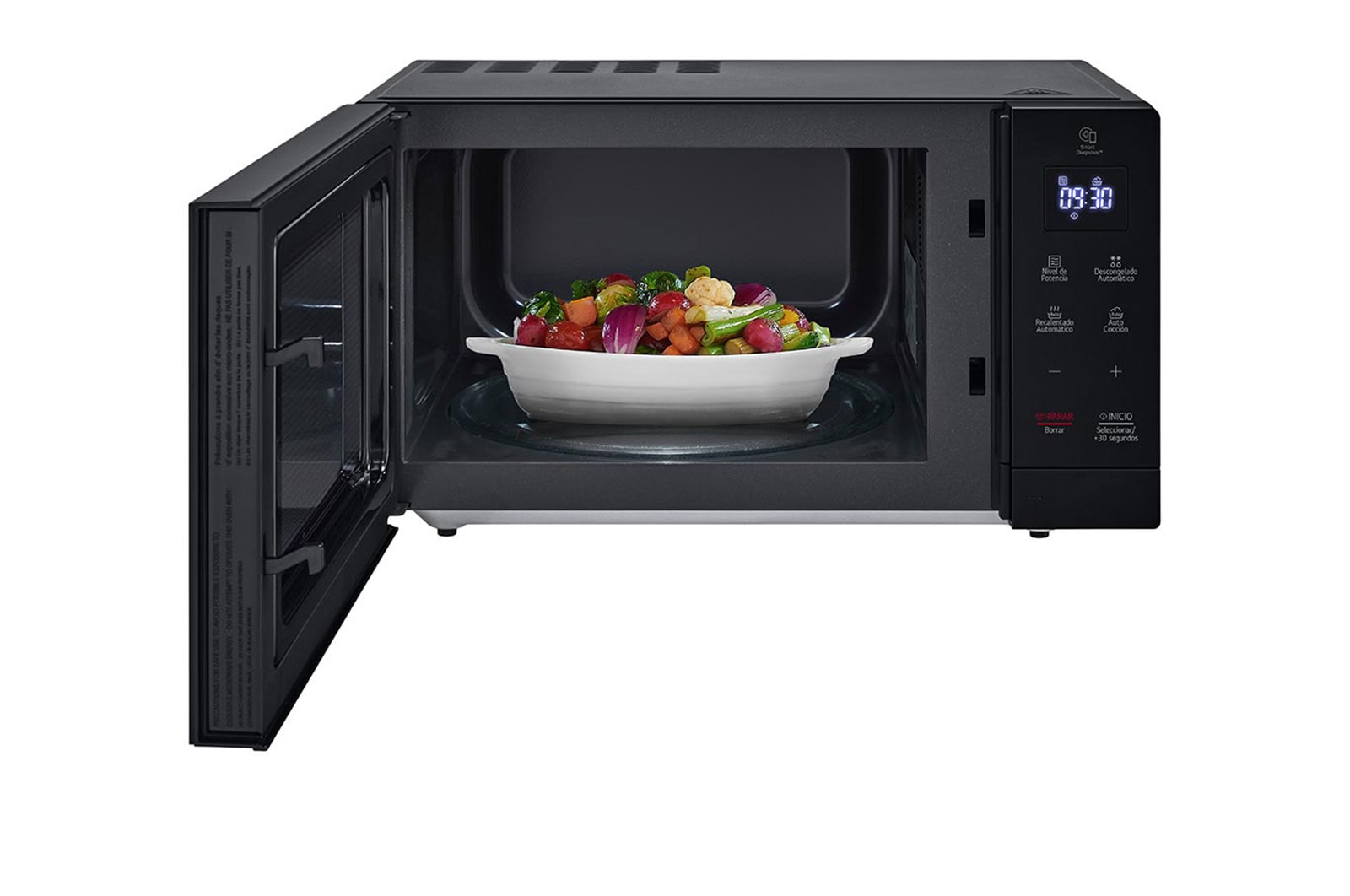 LG Horno Microondas - MS3032JAS NeoChef Slim, 30 lt - Solo, MS3032JAS