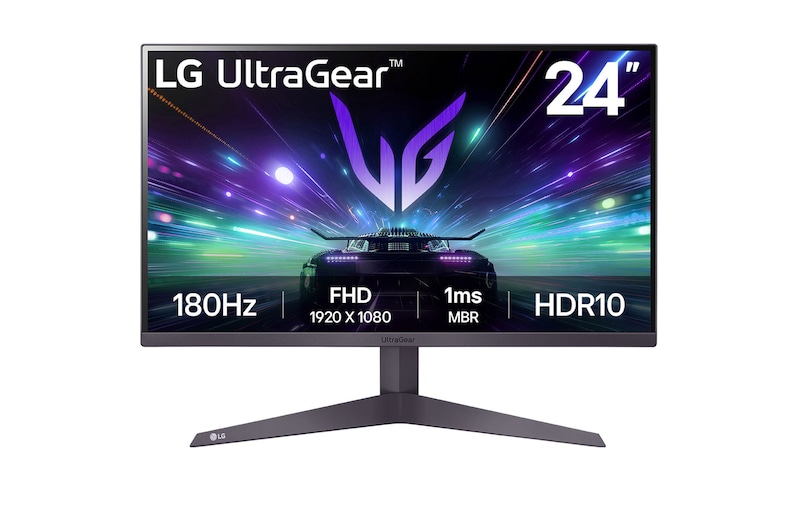 Front view with logo