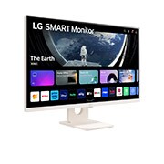 27SR50F 27 16:9 Full HD IPS LCD Smart Monitor with webOS, White 