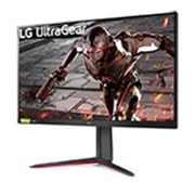 LG Monitor Gamer 32 Pulgadas FHD LG UltraGear 165Hz 1Ms y AMD FreeSynC, 32GN55R-B