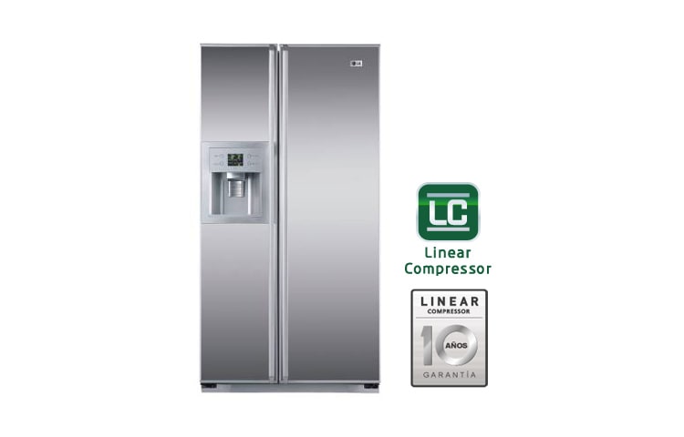 LG Nevecon No Frost, 567Lts, Linear Compressor, Acabado cristal espejo, GC-L217LGRV