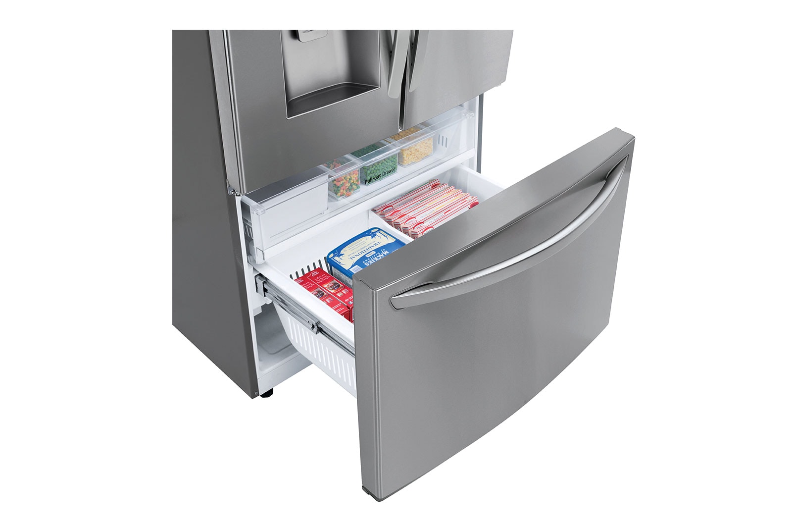 LG Nevecon LG French Door 793L Plata Disp. de agua/hielo , GM78SGP