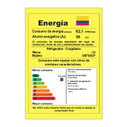 Consumo energético Nevecón LG GM78SGP