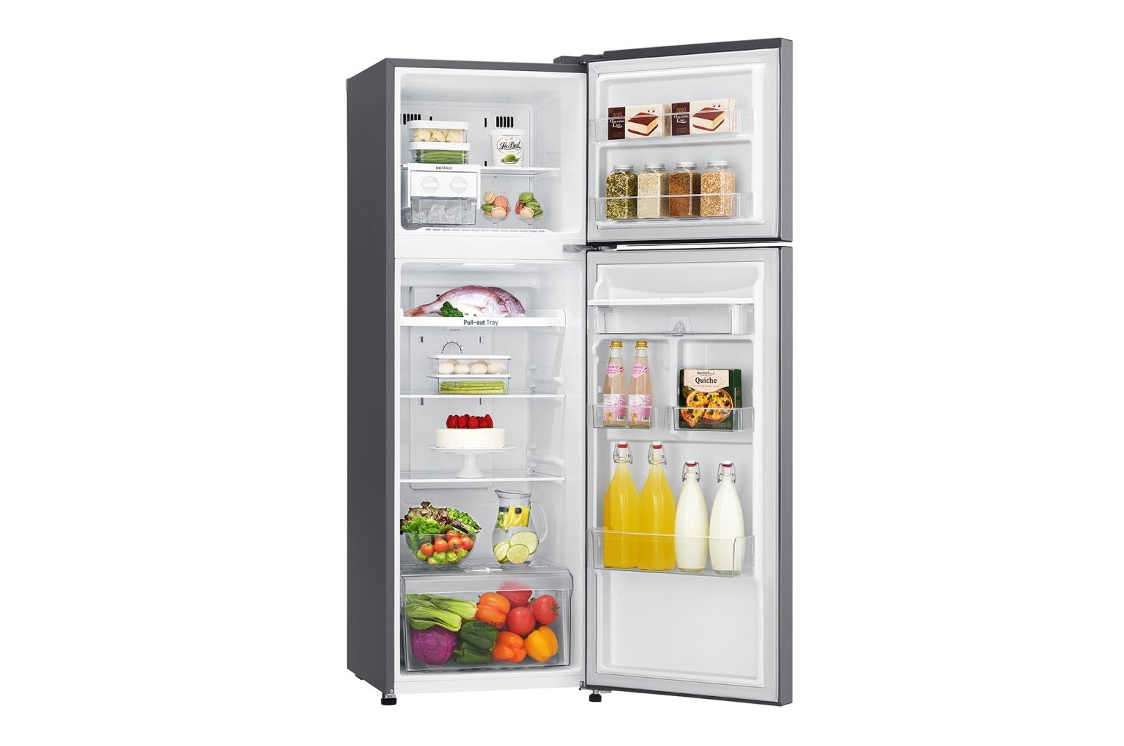 LG Nevera LG Top Mount, Tecnología Door Cooling™, capacidad 272 LTS, Inverter Linear Compresor, GT29WPPDC