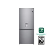 LG Nevera LG Bottom Freezer, 454lts, Tecnología NatureFRESH, Acabado Platinum Silver, LB41WPP
