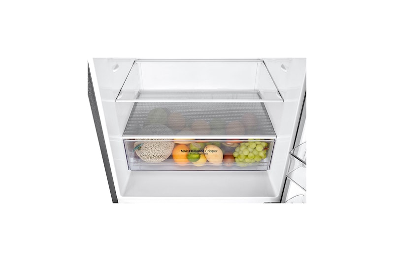 LG Nevera LG Bottom Freezer, 454lts, Tecnología NatureFRESH, Acabado Platinum Silver, LB41WPP