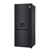 LG Nevera LG Bottom Freezer, 454lts, Tecnología NatureFRESH, Acabado Matte Black Steel, LB41WPT