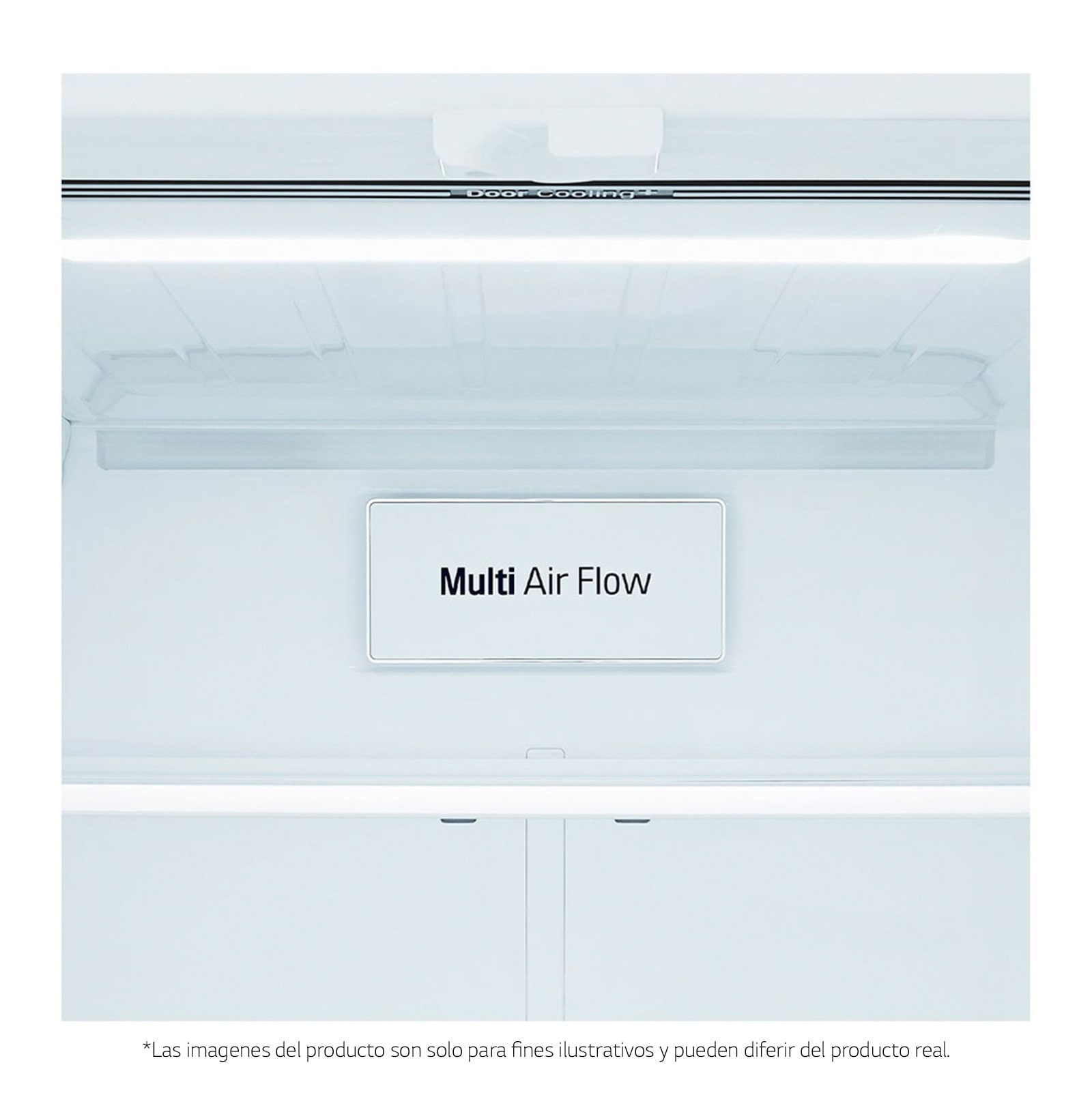 LG Nevecón French Door, Tecnología Door Cooling™, capacidad 716 LTS, acabado Platinum Silver, Inverter Lineal Compressor, LM65BGSK