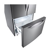 LG Nevecón French Door, Tecnología Door Cooling™, capacidad 716 LTS, acabado Platinum Silver, Inverter Lineal Compressor, LM65BGSK