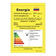 LG Nevecón French Door, Tecnología Door Cooling™, capacidad 716 LTS, acabado Platinum Silver, Inverter Lineal Compressor, LM65BGSK