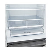 LG Nevecón French Door, Tecnología Door Cooling™, capacidad 716 LTS, acabado Platinum Silver, Inverter Lineal Compressor, LM65BGSK