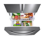 LG Nevecón French Door, Tecnología Door Cooling™, capacidad 716 LTS, acabado Platinum Silver, Inverter Lineal Compressor, LM65BGSK