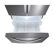 LG Nevecón French Door, Tecnología Door Cooling™, capacidad 716 LTS, acabado Platinum Silver, Inverter Lineal Compressor, LM65BGSK