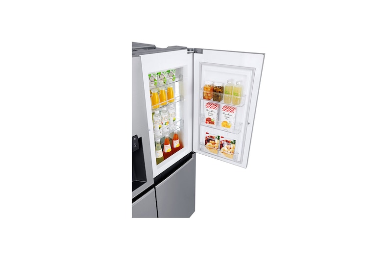 LG Nevecon Door-in-Door®, Side by Side, capacidad 668 LTS, acabado Platimun Silver, Inverter Linear Compresor, LS65SDP1