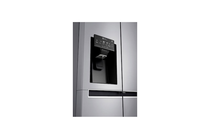 LG Nevecon Door-in-Door®, Side by Side, capacidad 668 LTS, acabado Platimun Silver, Inverter Linear Compresor, LS65SDP1