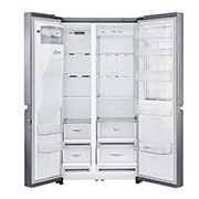 LG Nevecon Door-in-Door®, Side by Side, capacidad 668 LTS, acabado Platimun Silver, Inverter Linear Compresor, LS65SDP1