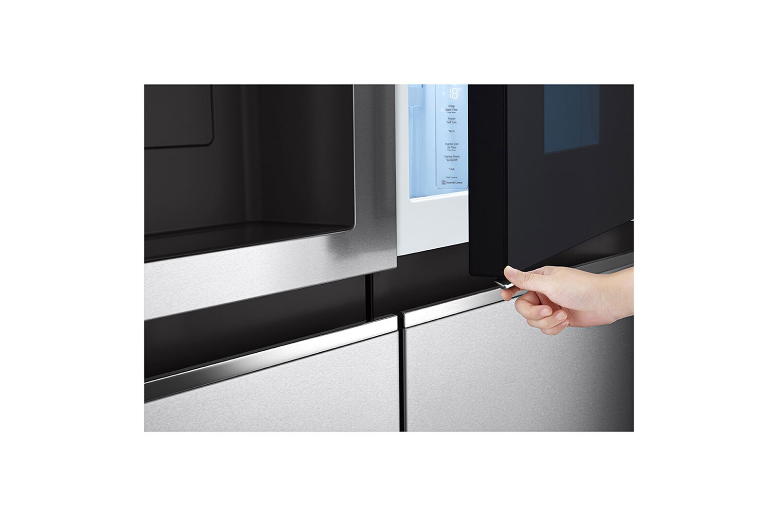 LG Nevecón LG Side by Side Door-in-Door™, ThinQ, Color Silver (STS) Capacidad Total Almacenamiento 637 Litros, LS66SDS
