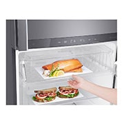 LG Nevera Top Mount, Tecnología Door Cooling™ de 437 LTS, No frost, Acabado Platinum silver, Filtro Hygiene Fresh+®, Inverter Lineal Compressor, LT41SGPX