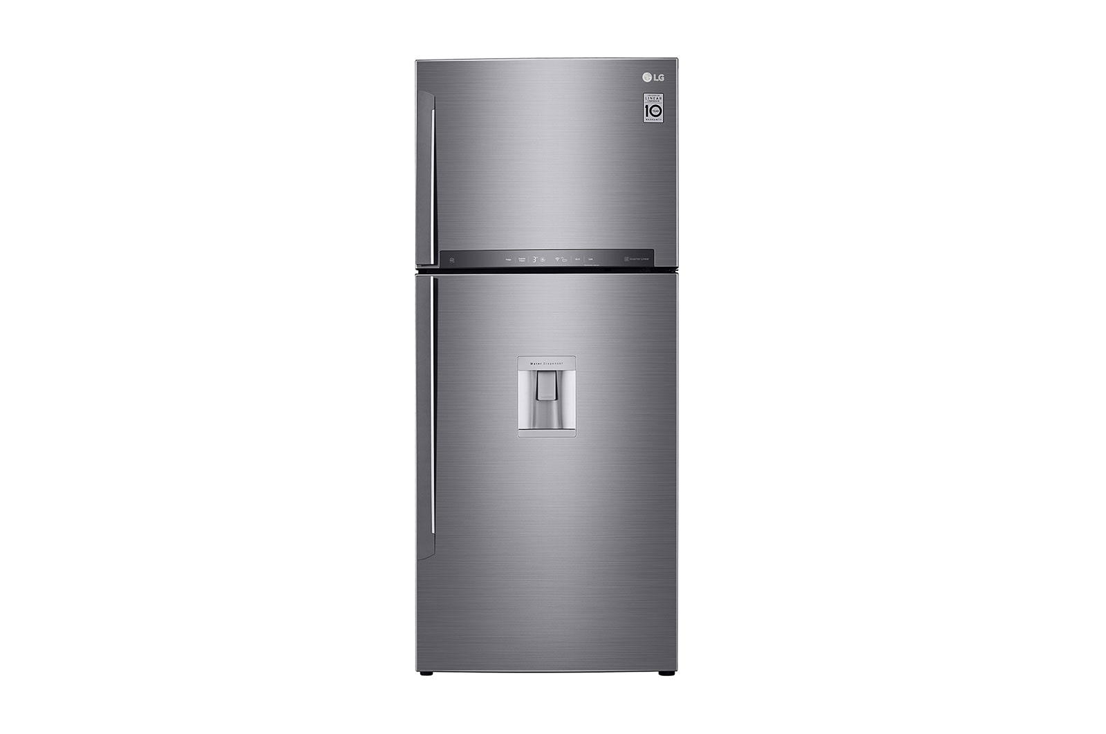 LG Nevera Top Mount, Tecnología Door Cooling™ de 437 LTS, No frost, Acabado Platinum silver, Filtro Hygiene Fresh+®, Inverter Lineal Compressor, LT41SGPX