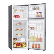 LG Nevera Top Freezer, fabricador de hielo, Tecnología Door Cooling™, capacidad 471 LTS, acabado Platinum Silver, Filtro Hygiene Fresh+®, Inverter Lineal Compressor, LT44AGP