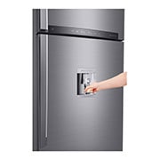 LG Nevera Top Freezer, fabricador de hielo, Tecnología Door Cooling™, capacidad 471 LTS, acabado Platinum Silver, Filtro Hygiene Fresh+®, Inverter Lineal Compressor, LT44AGP