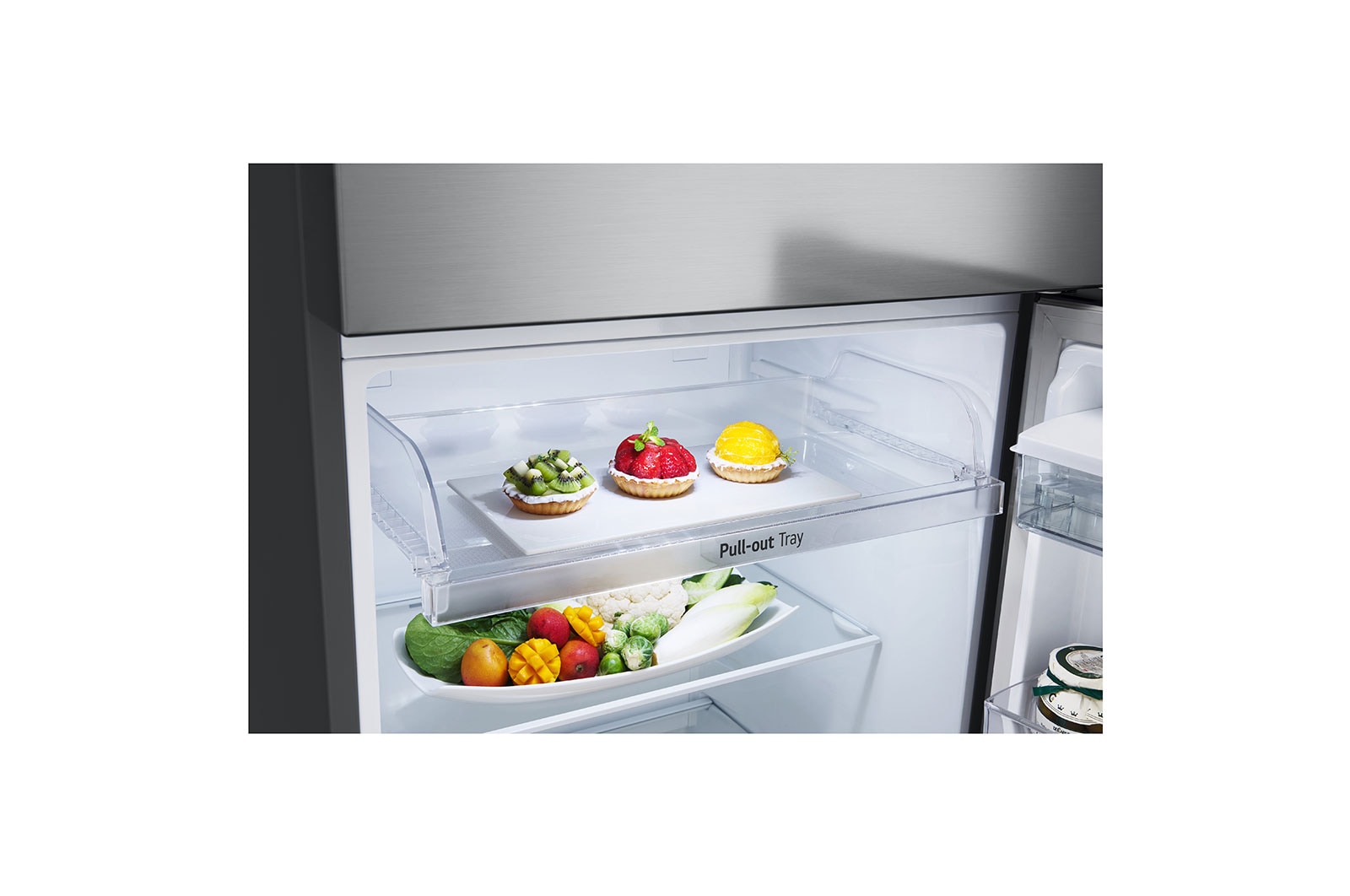 LG Nueva Nevera LG Top Freezer, DoorCooling+™ Platinum Silver3  Capacidad Total Almacenamiento 395 Litros, VT40WGPX