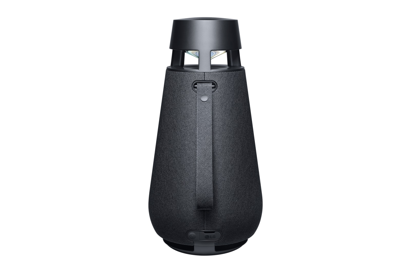 LG XBOOM360 XO3 Altavoz Bluetooth inalámbrico portátil con sonido omnidireccional 360˚ e iluminación ambiental, XO3QBK