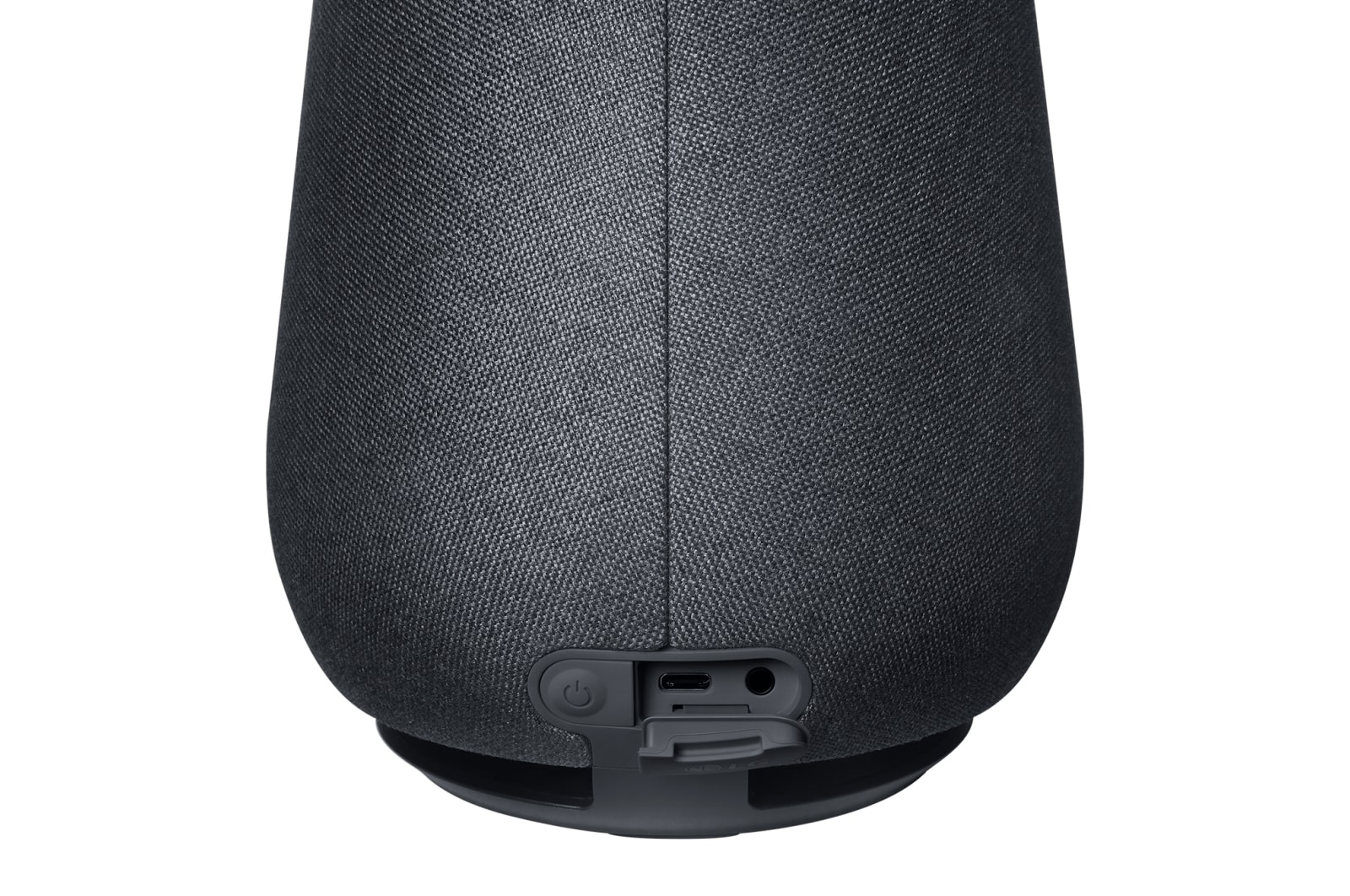 LG XBOOM360 XO3 Altavoz Bluetooth inalámbrico portátil con sonido omnidireccional 360˚ e iluminación ambiental, XO3QBK