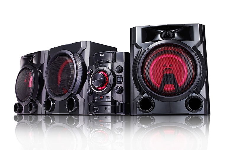 LG XBOOM CM5760 Minicomponente de Alta Fidelidad, 1100W RMS, Wireless Party Link , Auto Dj, Multi Bluetooth, TV Sound Syn., CM5760