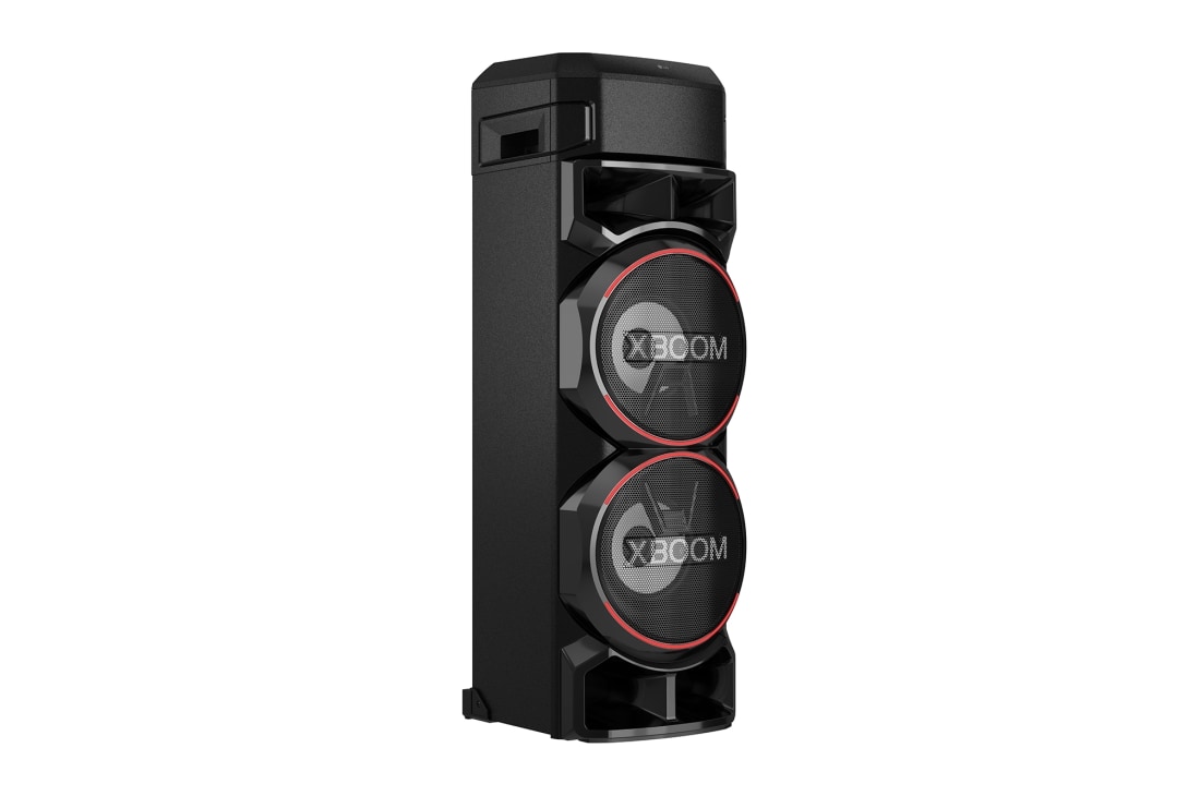 LG Torre de sonido XBOOM RN9 | Doble Woofer | Potenciador de bajos | Karaoke Star | DJ App y DJ Pad | 1800 Watts RMS | Super Bass Boost | Multi Bluetooth, RN9