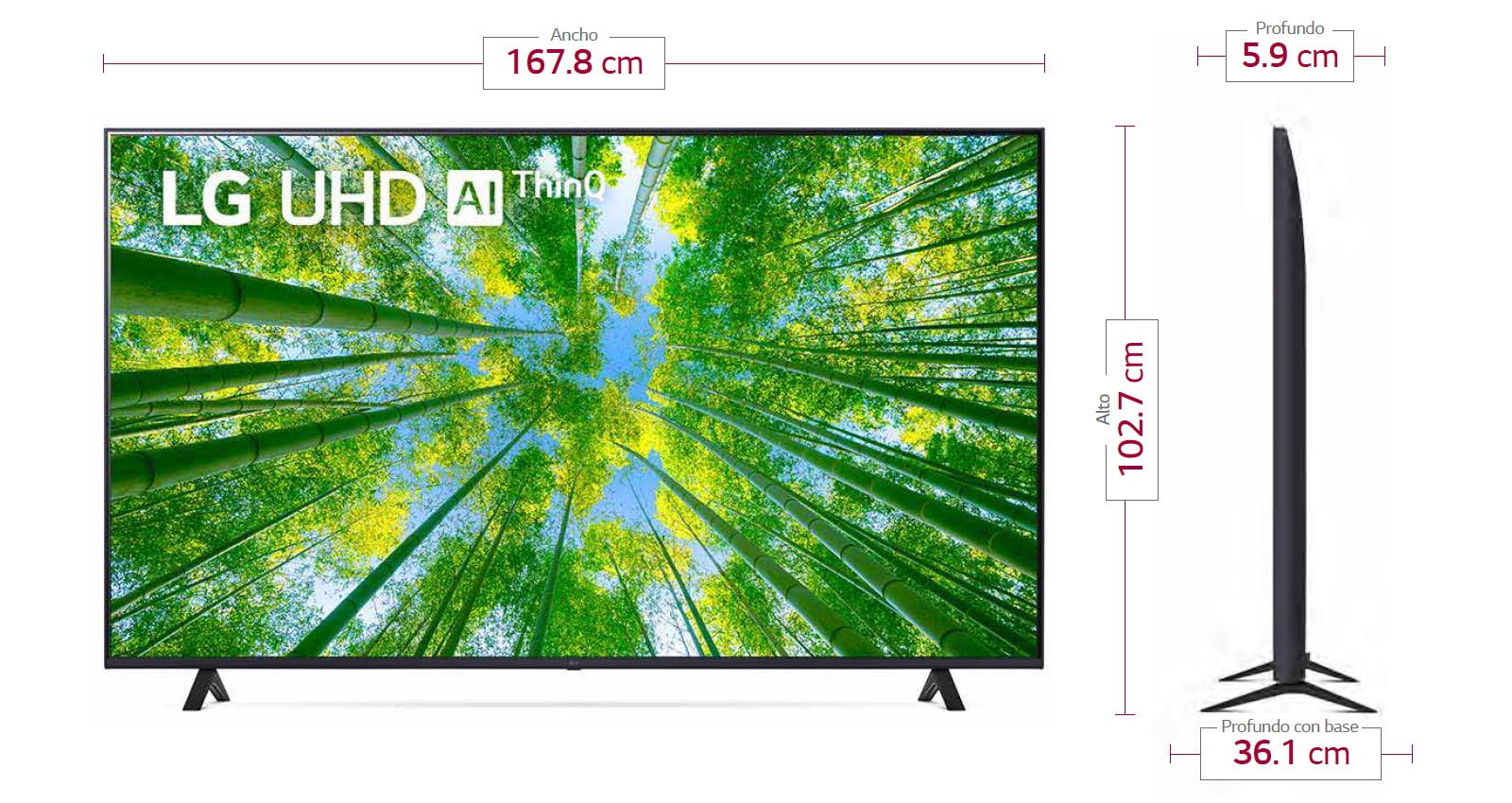 Promoción en Televisor LG UHD Smart de 70 Pulgadas - Olímpica